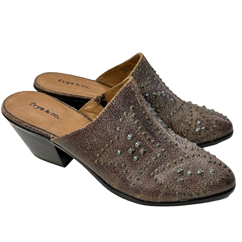 Frye & Co Vintage Styled Mules - EUC Size 9